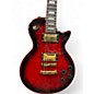 Used Firefly ELITE SINGLE CUT CUSTOM COPY Red to Black Fade Solid Body Electric Guitar