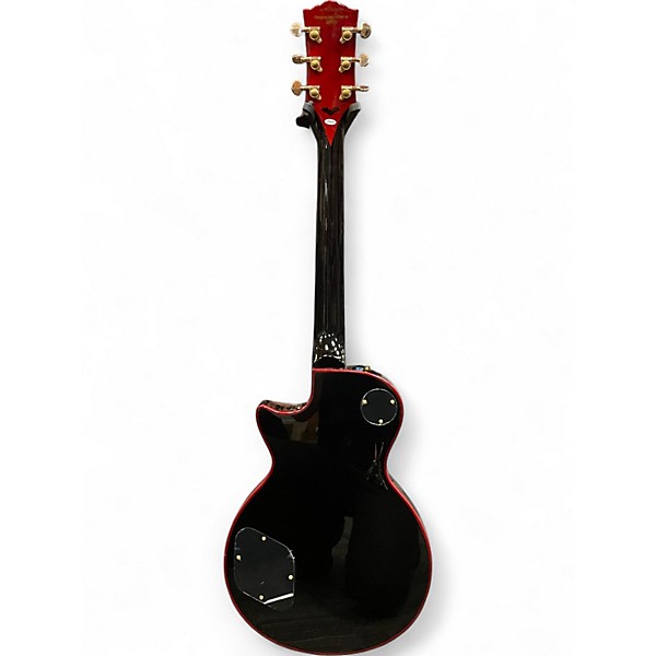 Used Firefly ELITE SINGLE CUT CUSTOM COPY Red to Black Fade Solid Body Electric Guitar