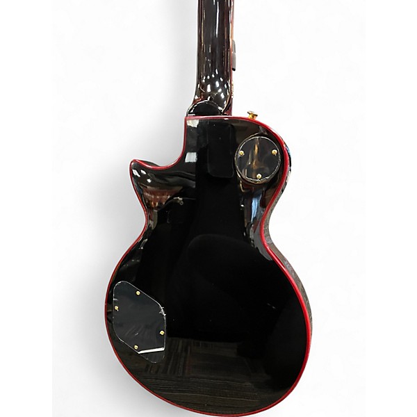 Used Firefly ELITE SINGLE CUT CUSTOM COPY Red to Black Fade Solid Body Electric Guitar