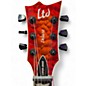 Used ESP LTD Viper 1000 Deluxe Trans Red Solid Body Electric Guitar