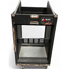Used Odyssey ROLLING RACK CASE WITH SLANT TOP DJ Case
