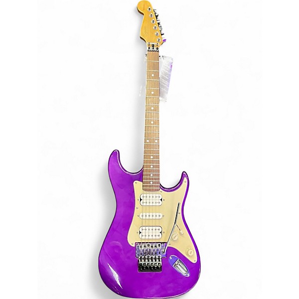 Used 1999 Squier Stage Master Standard Purple Solid Body Electric Guitar
