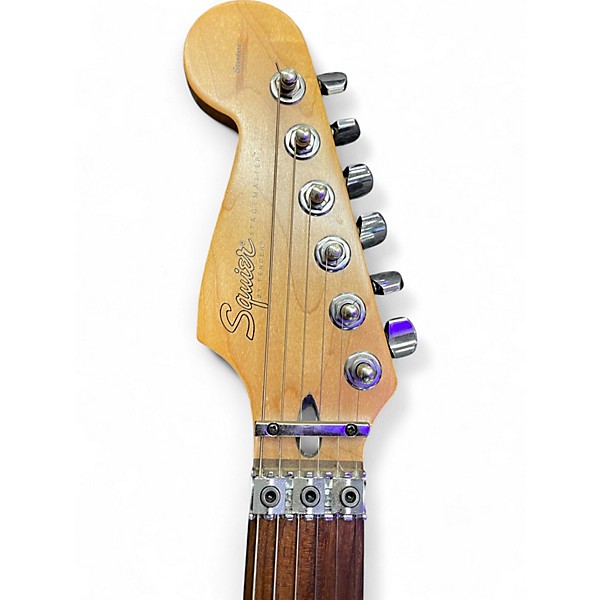 Used 1999 Squier Stage Master Standard Purple Solid Body Electric Guitar
