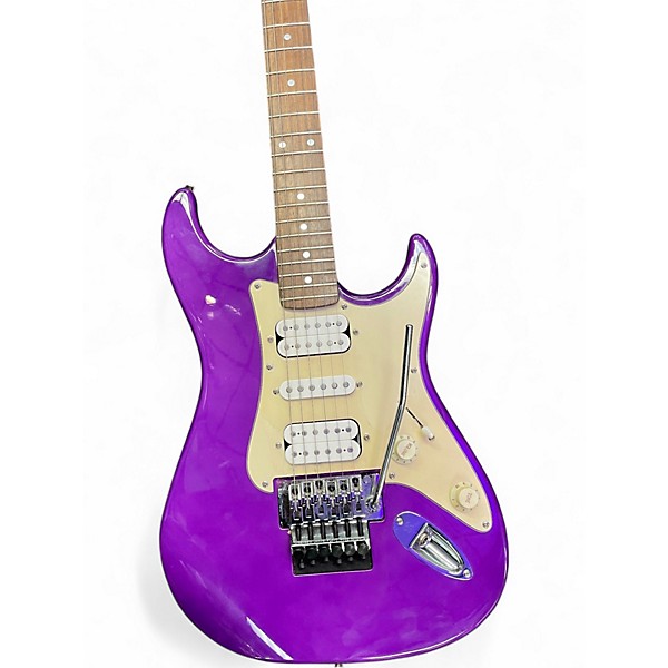 Used 1999 Squier Stage Master Standard Purple Solid Body Electric Guitar