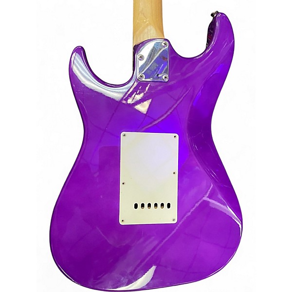 Used 1999 Squier Stage Master Standard Purple Solid Body Electric Guitar