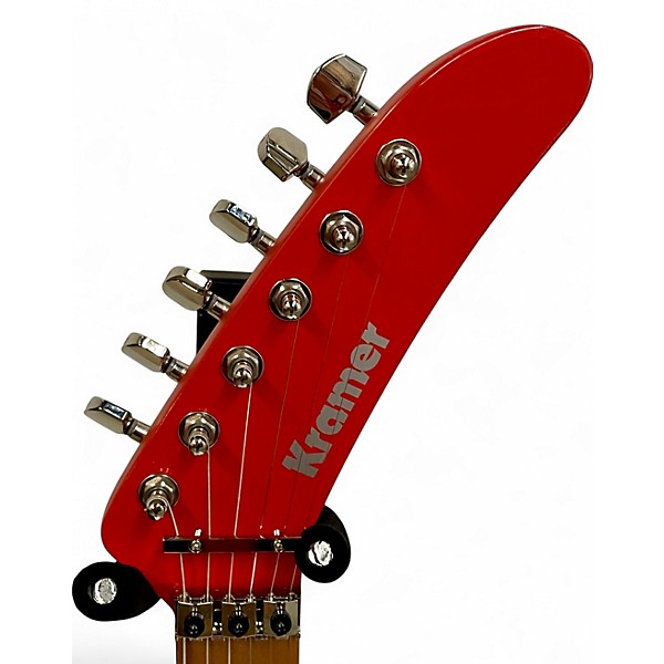 Used Kramer 84 HH Radiant Red Solid Body Electric Guitar