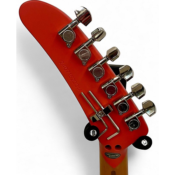 Used Kramer 84 HH Radiant Red Solid Body Electric Guitar