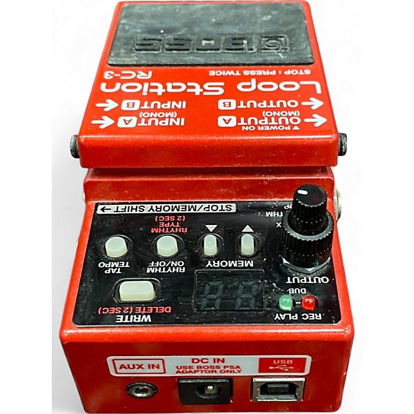 Used BOSS RC3 Loop Station Pedal