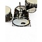 Used Gretsch Drums 5 Piece Renown 57 Black and White Drum Kit