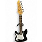 Used SX LEFTY S SHAPE Black Solid Body Electric Guitar