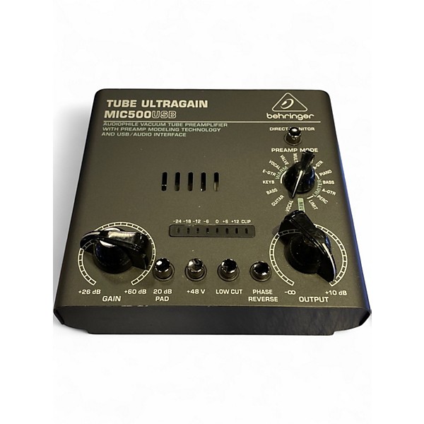 Used Behringer MIC500USB Microphone Preamp