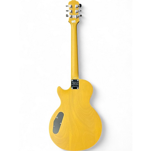 Used 2019 Epiphone Les Paul Special P90 Worn TV Yellow Solid