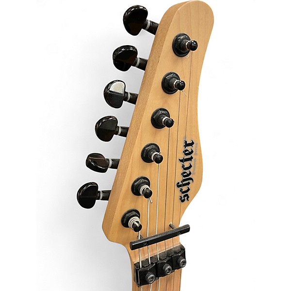 Used Schecter Guitar Research Diamond Series PT Pro Trans Purple Solid Body Electric Guitar