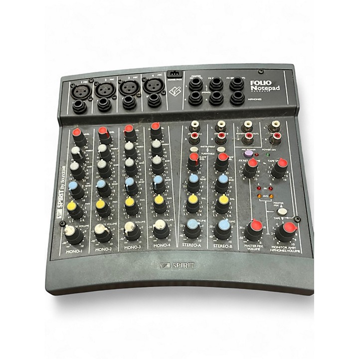 Used Spirit FOLIO NOTEPAD Unpowered Mixer | Guitar Center