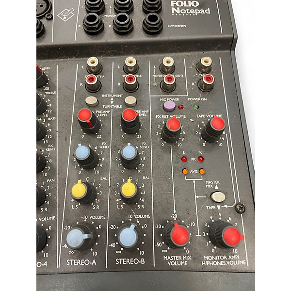 Used Spirit FOLIO NOTEPAD Unpowered Mixer