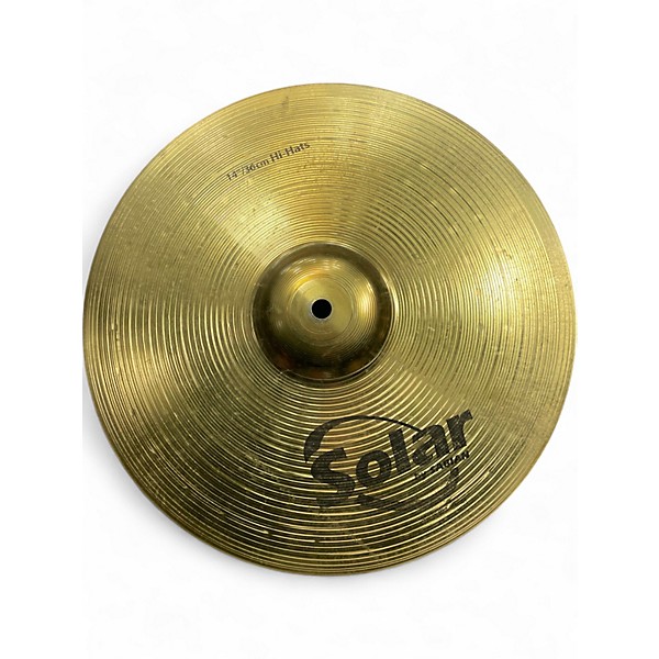 Used 2020s Solar by Sabian 14in 14 inch hihats Cymbal