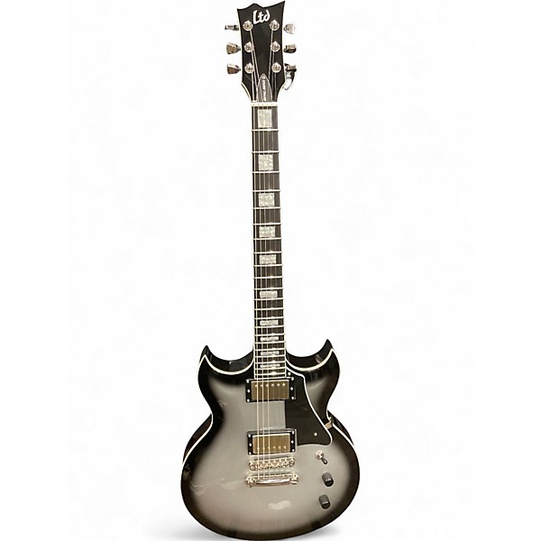 Used Ltd ROY Silverburst Solid Body Electric Guitar
