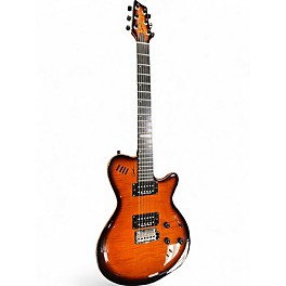 Used Godin LGXT AAA flamed maple cognac burst Solid Body Electric Guitar