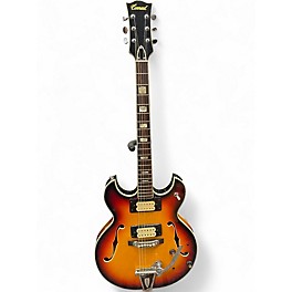 Used Conrad Semi-Hollow 2 Color Sunburst Hollow Body Electric Guitar