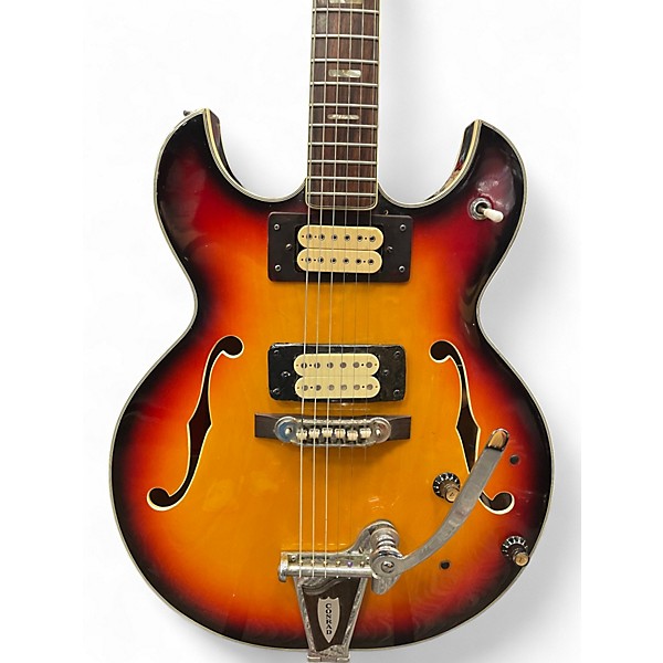 Used Conrad Semi-Hollow 2 Color Sunburst Hollow Body Electric Guitar