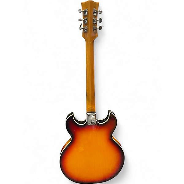 Used Conrad Semi-Hollow 2 Color Sunburst Hollow Body Electric Guitar