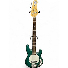 Used Jay Turser Ray 4 Green Electric Bass Guitar