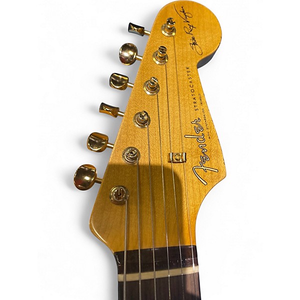 Used Fender Custom Shop Stevie Ray Vaughan Signature Stratocaster Relic 3 Color Sunburst Solid Body Electric Guitar