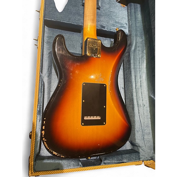 Used Fender Custom Shop Stevie Ray Vaughan Signature Stratocaster Relic 3 Color Sunburst Solid Body Electric Guitar