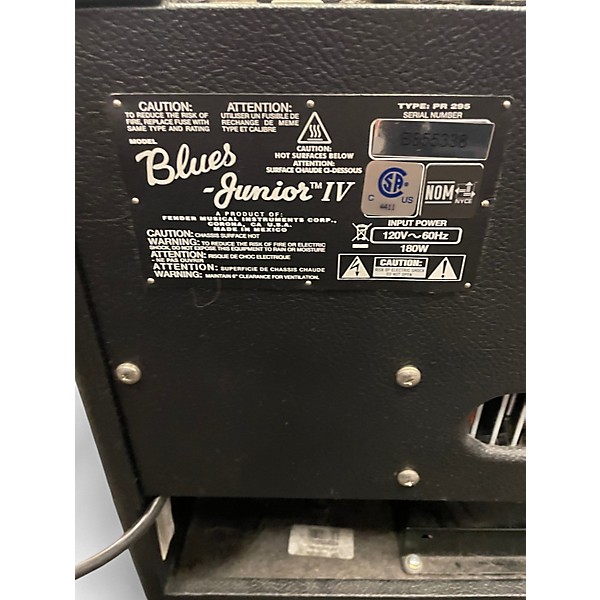 Used Fender Blues Junior IV 15W 1x12 Tube Guitar Combo Amp