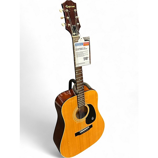 Used Epiphone FT-140 Natural Acoustic Guitar