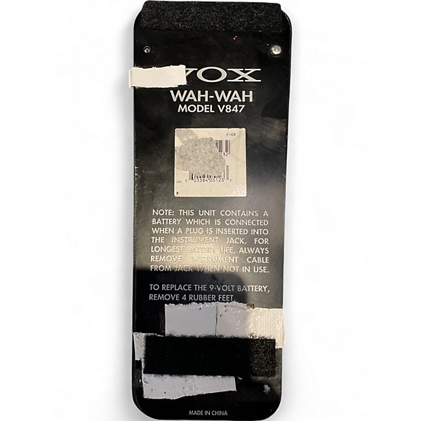 Used VOX V847 Reissue Wah Effect Pedal | Guitar Center