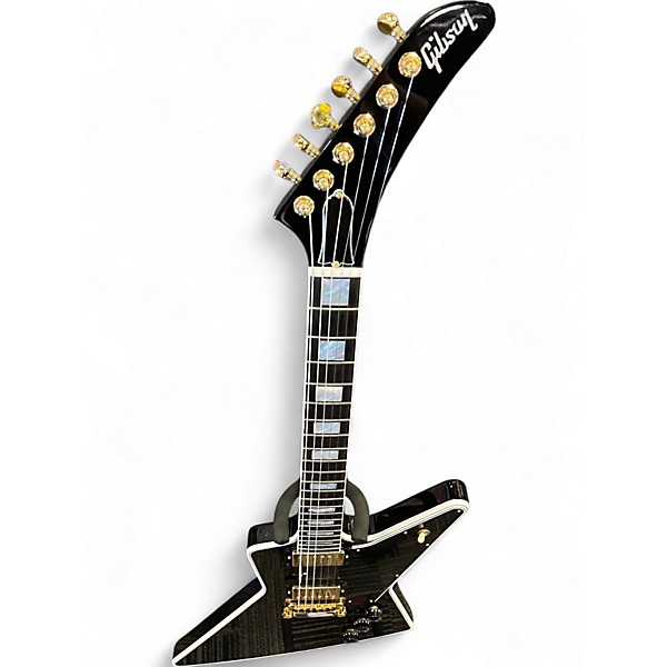 Used 2025 Gibson Explorer Custom Ebony Solid Body Electric Guitar