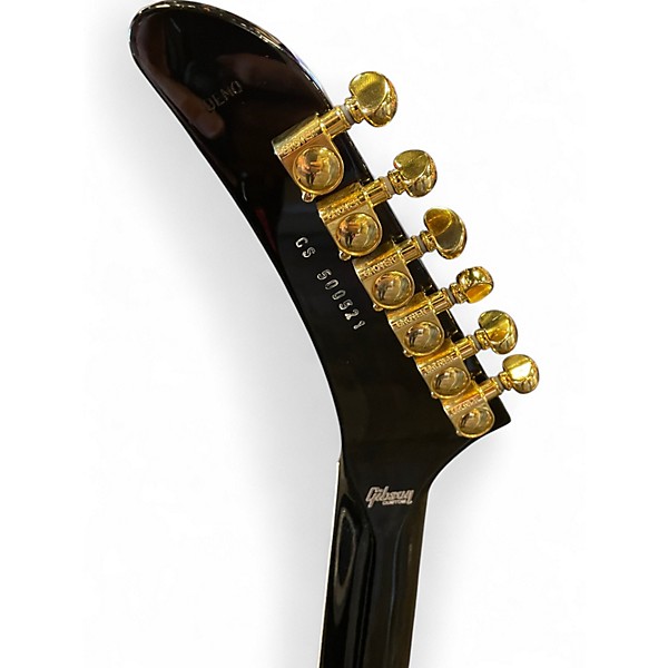 Used 2025 Gibson Explorer Custom Ebony Solid Body Electric Guitar