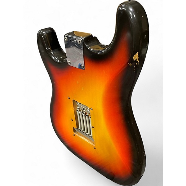 Vintage 1965 Fender 1960S Stratocaster 2 Color Sunburst Solid Body Electric Guitar
