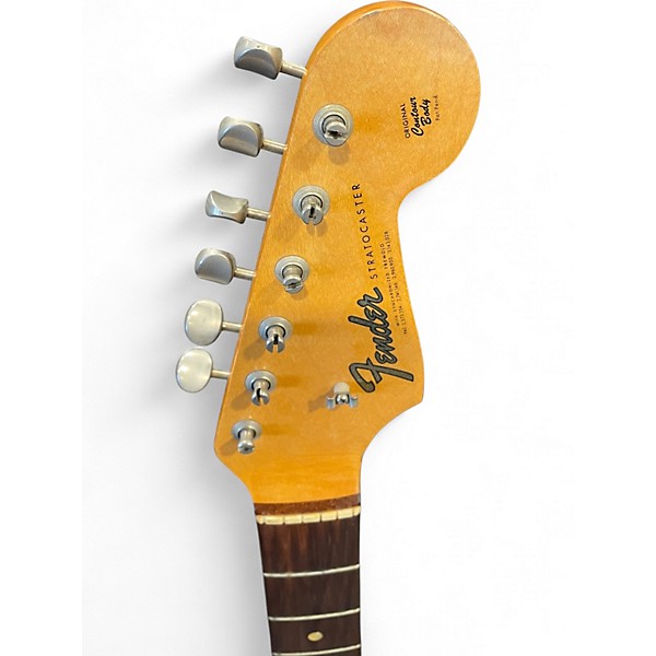 Vintage 1965 Fender 1960S Stratocaster 2 Color Sunburst Solid Body Electric Guitar