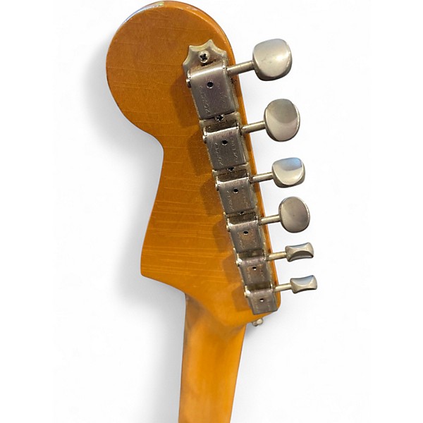 Vintage 1965 Fender 1960S Stratocaster 2 Color Sunburst Solid Body Electric Guitar