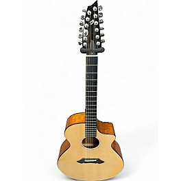 Used Breedlove SJ25/MH Natural 12 String Acoustic Electric Guitar