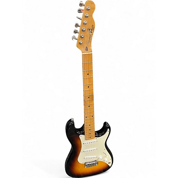 Used Fender SQUIRE BULLET 3 Color Sunburst Solid Body Electric Guitar