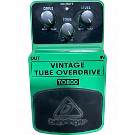 Used Behringer TO800 Vintage Tube Overdrive Effect Pedal