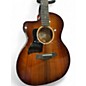Used Taylor 224CEKDLX left handed Brown Sunburst Acoustic Electric Guitar
