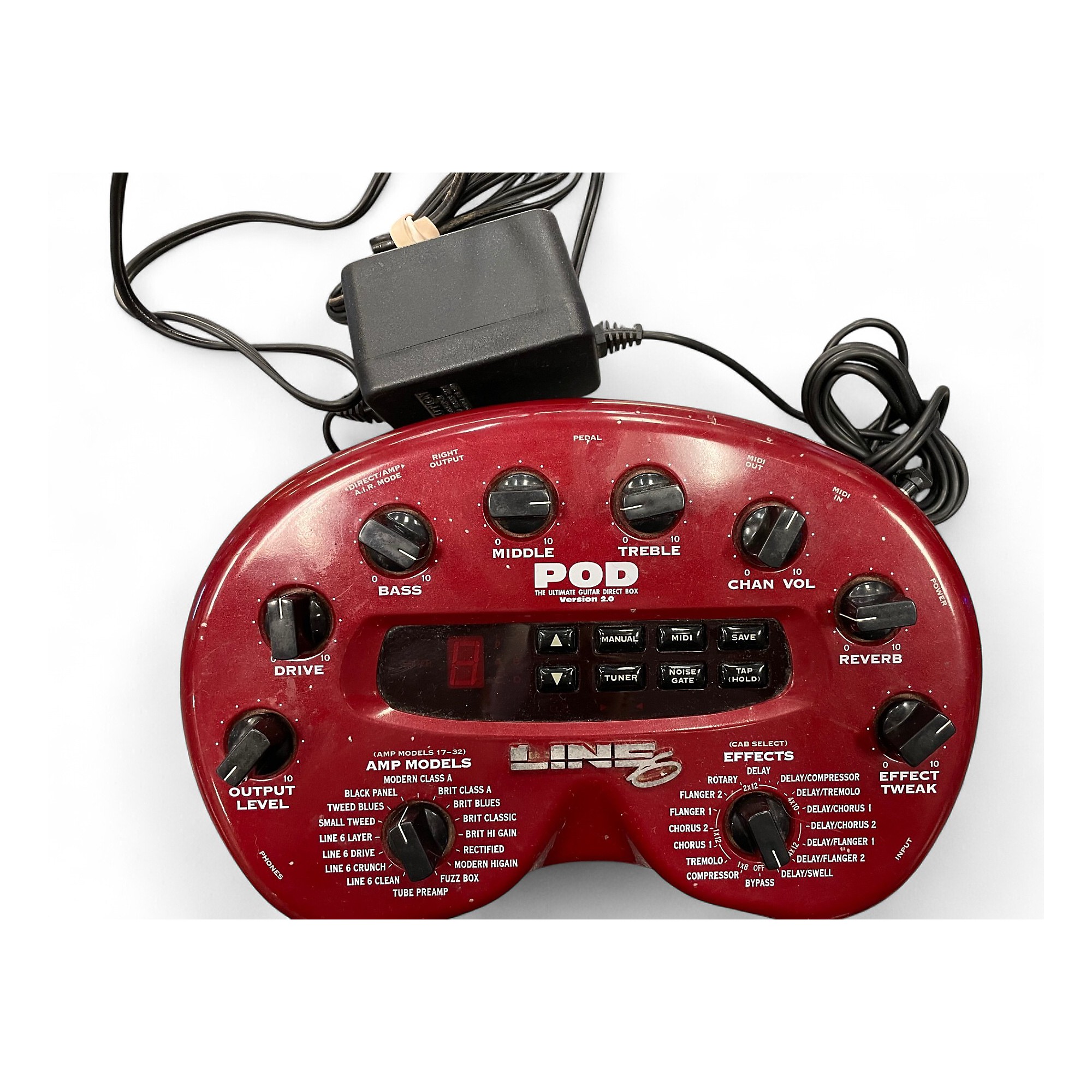 Used Line 6 Pod 2.0 Amp Modeler Effect Processor | Guitar Center