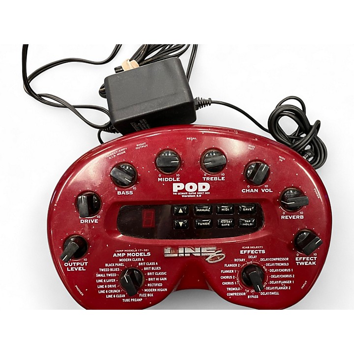Used Line 6 Pod 2.0 Amp Modeler Effect Processor | Guitar Center