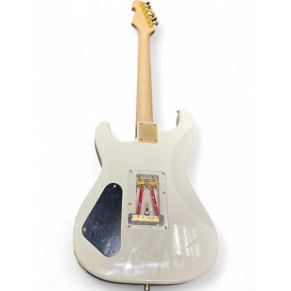 Used Fu-tone Pro Tone Cream Solid Body Electric Guitar