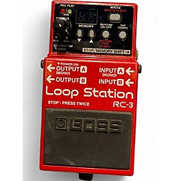 Used BOSS RC3 Loop Station Pedal