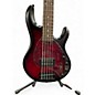 Used Sterling by Music Man Stingray 5 Dark Scarlet Burst Satin Electric Bass Guitar
