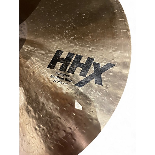 Used SABIAN 22in HHX COMPLEX MEDIUM RIDE Cymbal