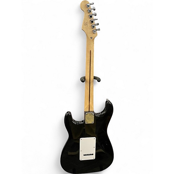 Used Squier Standard Stratocaster Black Solid Body Electric