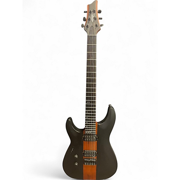 Used Schecter Guitar Research C1 ROB SCALLON LH SATIN DARK ROAST Solid Body Electric Guitar