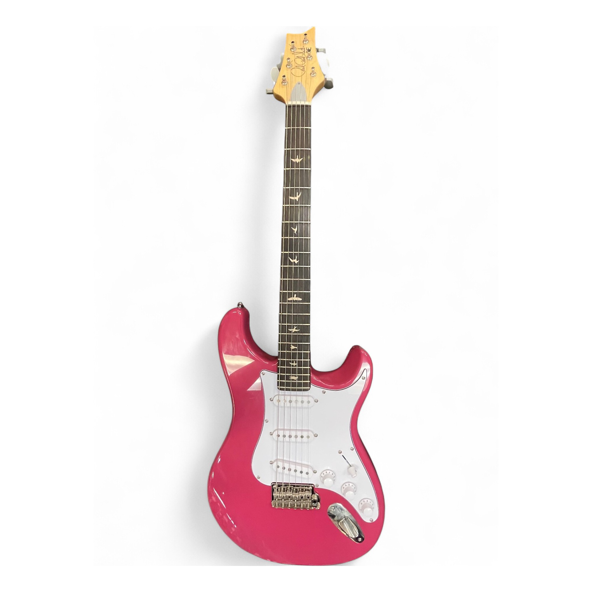 ギター PRS SE Silver Sky Dragon Fruit w/case Used PRS SE Silver Sky DRAGONFRUIT PINK Solid Body Electric