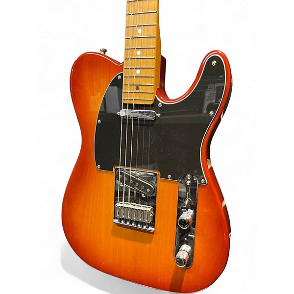 Used Fender Player Plus Telecaster Sienna Sunburst Solid Body Electric Guitar